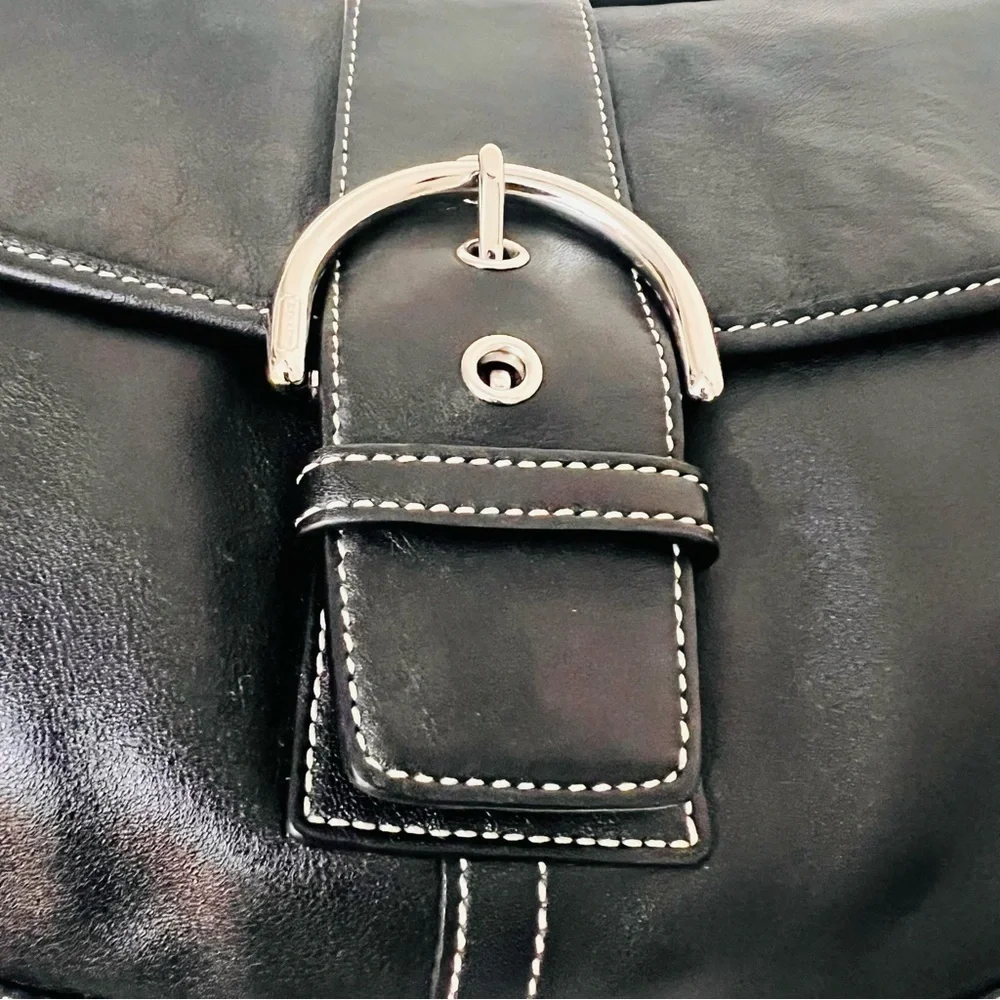 Vintage Coach 9248 Medium
Black Soho Y2K Leather Shoulder Bag EXCELLENT - Picture 7 of 13